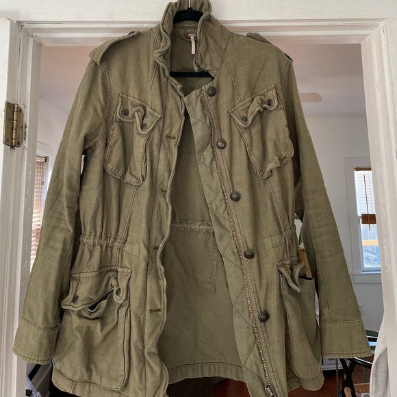 Free People Army Jacket - Picture 1 of 2